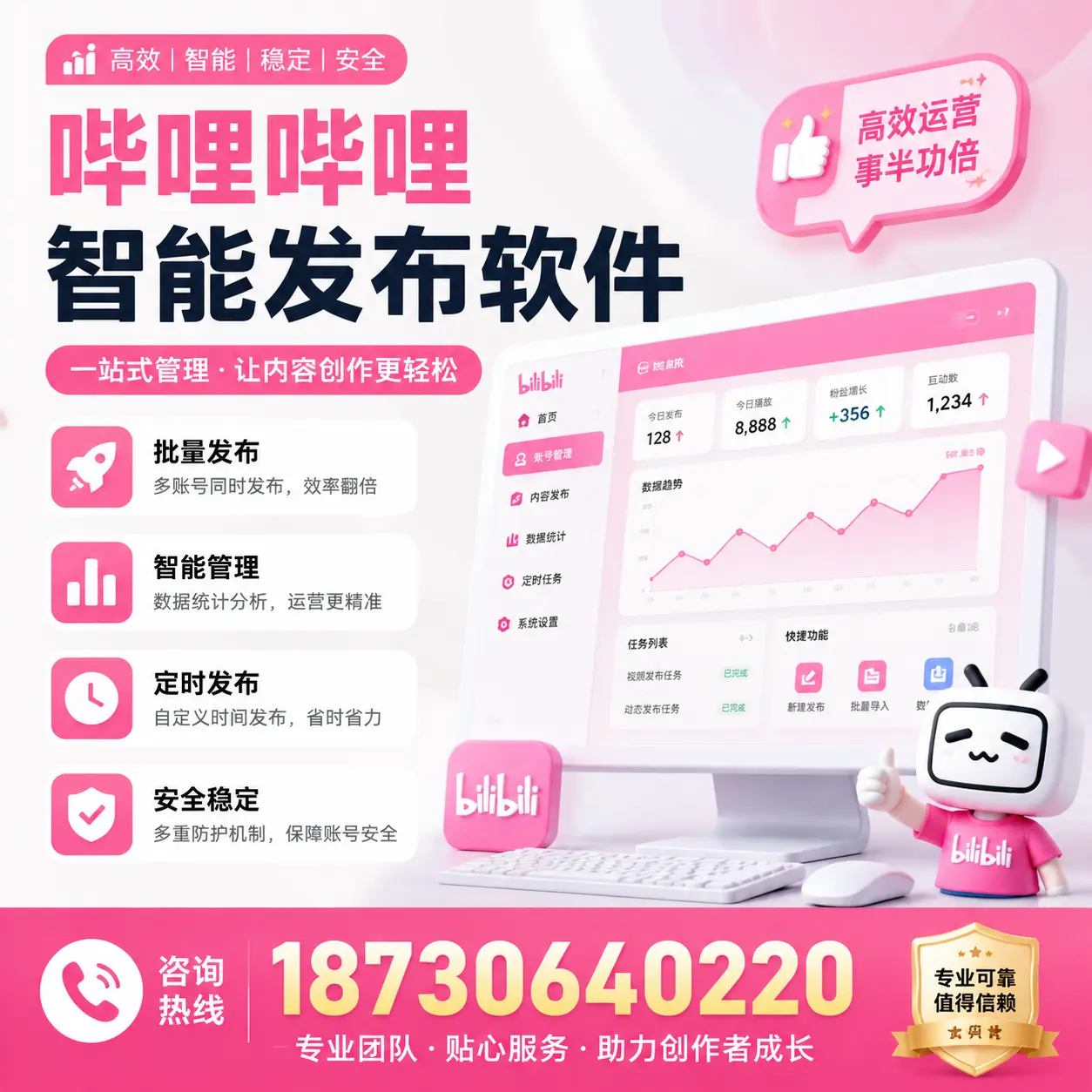 如何评估哔哩哔哩智能发布软件的ROI?阿克苏 企业必读
